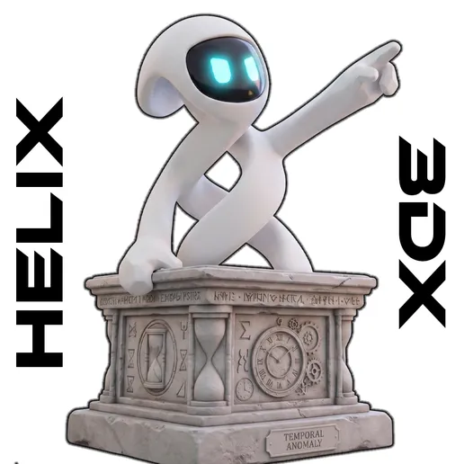 Modelo Helix preparado para visualizacion 3D